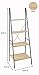 ClosetMaid 1312 4-Tier Wood Ladder Shelf Bookcase, Natural