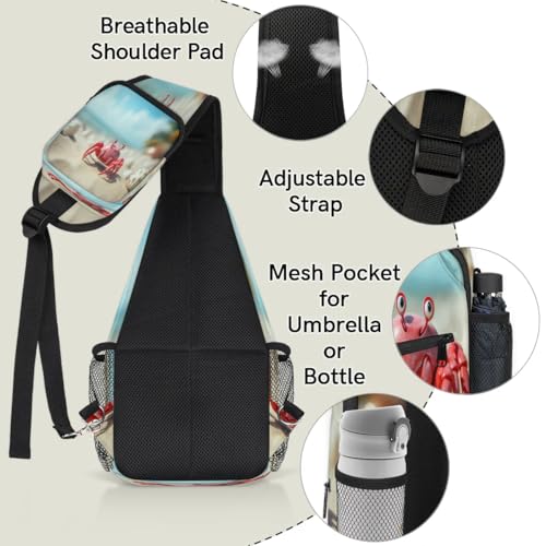 Bolso Sling para mujeres y hombres unisex miniatura 4