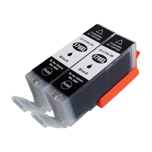 Cartouche d'encre compatible Canon PGI-570XL CLI-571XL noire Pixma MG6850 MG7750