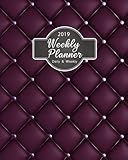 2019 Weekly Planner Daily And Weekly: 2019 8 x 10 Inches Minimalist Design Leather Monthly Daily Planner Calendar Schedule Organizer Journal