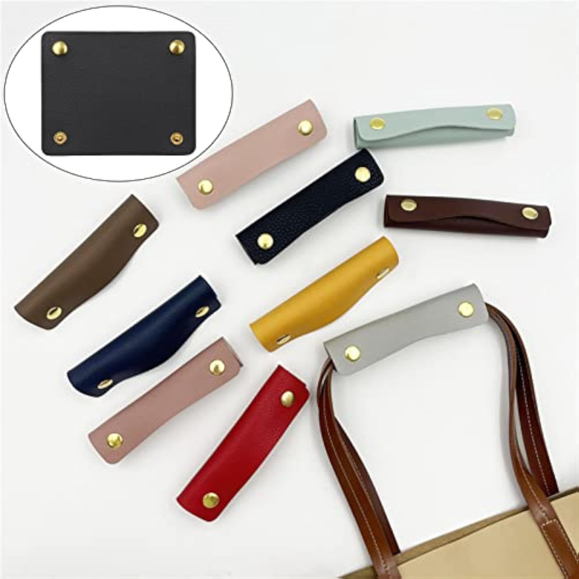 Handbag Grip Sleeve Cover for Wallets, Black