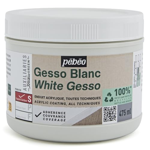 Pébéo GESSO BLANC STUDIO GREEN 475ML