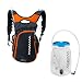 Hiking Backpack with Hydration Bladder Kit - BPA Free Hydration Reservoir - Koosah Hiking Pack by Mazama (Grey)