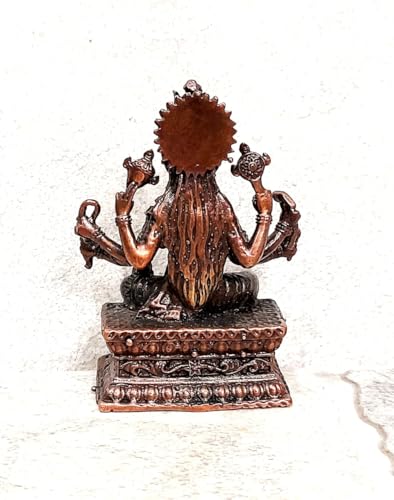 Image of Copper God Varahi, 2.7 inches, 200 Grams, Patina Antique Finish, Pack of 1 Piece
