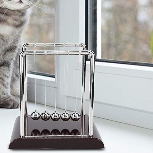 Alremo Huangxing - Newton's Cradle With Scale Dangling Magnetic Balls Funny Pendulum Ball Steel Office Toy Office Desk Decoration For Teachers, Student,(Large Square Pool) #TOP7