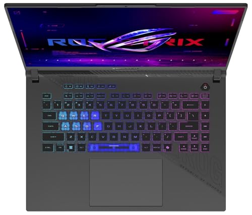 Image of ASUS ROG Strix G18 Gaming Laptop, 2025, 18 inch 1920x1200 144Hz, AMD 16-Core Ryzen 9 8940HX, NVIDIA GeForce RTX 5050, 64GB DDR5, 8TB SSD, Win11 Home, RGB Backlit KB, Wi-Fi 6E, BT 5.3, 1080p Camera, Gray