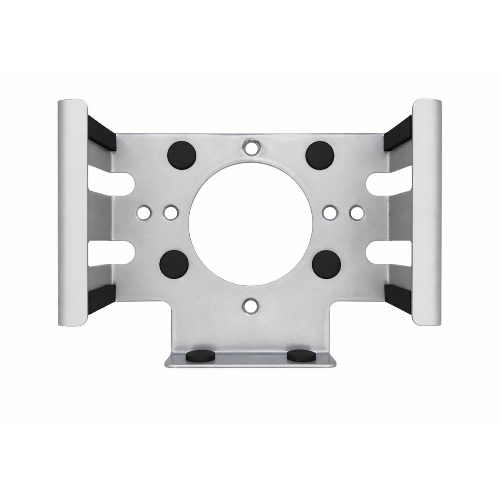 yantralay under desk & wall mount for app-le mac-mini m4 / m4 pro (2024) | vesa monitor mount bracket with anti-scratch padding | mac-mini accessories (silver color)