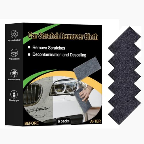 Nanopolix scratch remover cloth – Paño con nanotecnología para eliminar arañazos del coche, nano polix scratch remover, pulido profundo reutilizable, reparación de pintura en 60 segundos – Nanopolix v