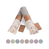 Goqan by realgrandbazaar Elis Turkish Hand Towels Set of 2 - %100 Cotton, Pre Washed, Quick Dry,...