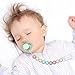 Pacifier Clip for Baby Boys and Girls Birthday Gift 2 Pack (Green)