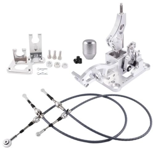 Shifter Box and Cables and Transmission Bracket Compatible with RSX K20 K24 K Series Civic EK EG