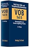 Beck'scher VOB- und Vergaberechts-Kommentar: Beck'scher VOB- und Vergaberecht-Kommentar Teil B (VOB/B): Allgemeine Vertragsbedingungen für die Ausführung von Bauleistungen - Herausgeber: Hans Ganten, Walter Jagenburg, Gerd Motzke Bearbeitung: Ulrich Berger, Tassilo Eichberger, Hans Ganten, Günther Arnold Jansen, Roland Kandel, Jürgen Kohler, Helmut Rüßmann, Wolfgang Voit, Alexander Zahn, Jörg Bewersdorf, Inge Jagenburg, Gerd Motzke 