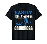 Fácilmente distraído por Canicross: este diseño de canicross es para hombres y mujeres que aman correr con sus perros. Un regalo de canicross para dueños de perros parte de 6 patas, 2 corazones, 1 equipo. Una ropa de canicross para los amantes de los perros en su próxima carrera de canicross.