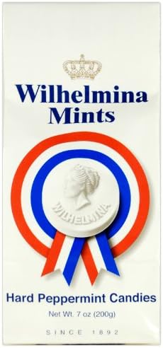 12 Pack - Fortuin Wilhelmina Pepermunt in Zak (Hard Peppermint candies net wt in7oz 200gr Bag)