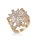 ✨Exquisita Circonita Anillos✨ Para garantizar que cada cliente tenga una excelente experiencia, cada Circonita se selecciona cuidadosamente de forma artificial para garantizar que el material y el color sean buenos. Los verás relucir al sol, haciéndote elegante. Circonita también representa amor, promesa, esperanza y un nuevo comienzo, dándote un poder inesperado.