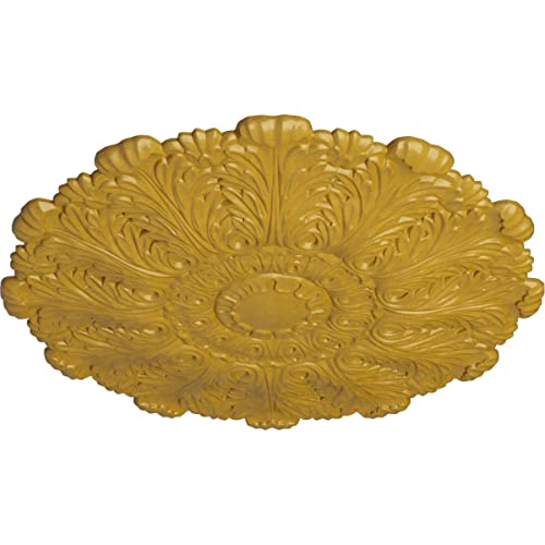 Image of Ekena Millwork CM31DUIGS 31 inch x 1-1 /2 inch Durham Ceiling Medallion, Iridescent Gold