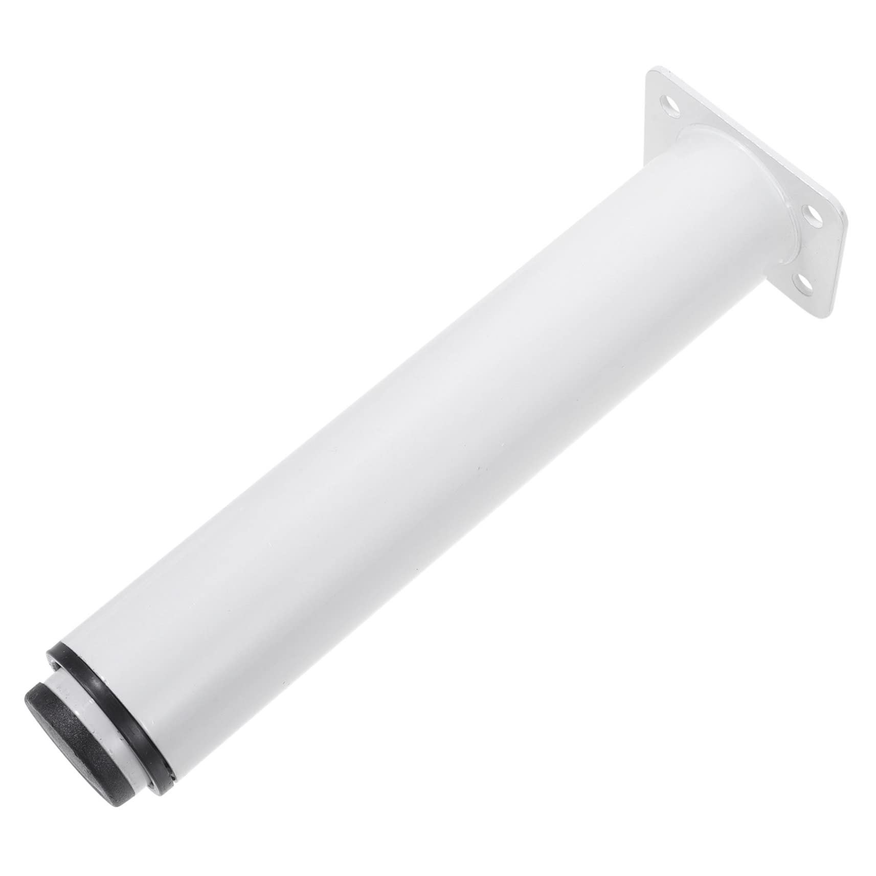 Gadpiparty Piedini Antiscivolo Mobili e Regolabili in Ferro per 2 Pezzi Bianco Resistenti All’usura, per Armadi e Mobili Fai da Te