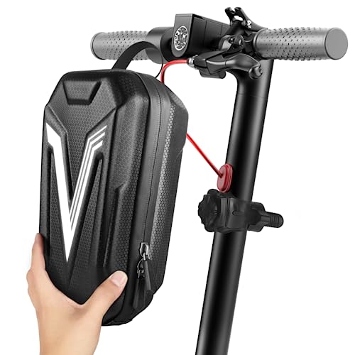 Vitalismo Electric Scooter Bag Scooter Accessories for Adults Kick Scooter Front Bag Waterproof EVA E Scooter Storage Bag Large Capacity Universal Scooter Handlebar Bag