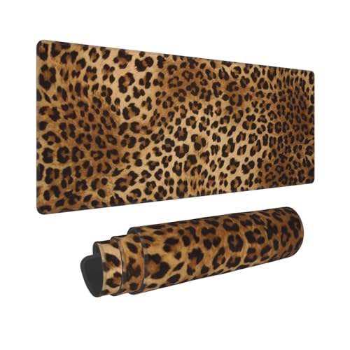 Tapis de souris léopard grand format pour sublimer votre bureau de télétravail
