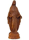 Material: Eisen aubaho Gartenskulptur Madonna Maria Eisen Garten Rost Eisenfigur Skulptur Antik-Stil