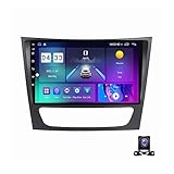 Leistungsstark: Das Touchscreen-Autoradio mit Mikrofon unterstützt GPS / Bluetooth 4.0 (Musik und Freisprecheinrichtung) / WiFi / 4G / 1080P-Video / Vollständiger Cinch-Ausgang / USB / Großer IPS-Touchscreen / Mirror-Link / Carplay / Android Auto / Lenkradsteuerung / Rückwärtsbild / Fahrzeuginformationen / mehrsprachig / Plug & Play, unterstützt externen DVR / TPMS / OBD2 / DAB / Carplay / Dashcam usw. (optional). Rückfahrkamera (Geschenk).