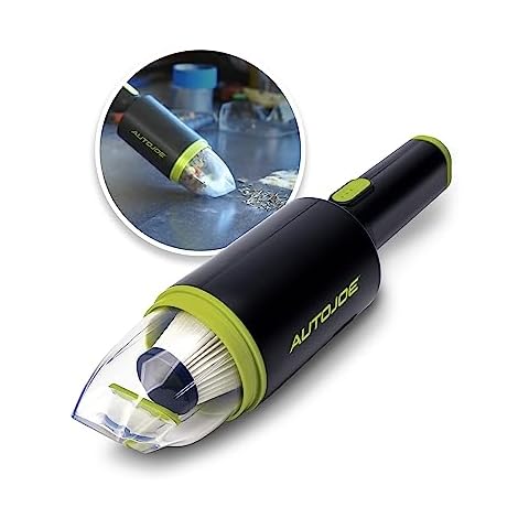 Auto Joe AJV1000 Handheld Cordless Vacuum Cleaner w/Powerful Suction Power, for Home/RVs/Trucks Pets, HEPA Filtration and EZ Clear Collection Bin, USB Rapid Charging Block and Cable Included Cover