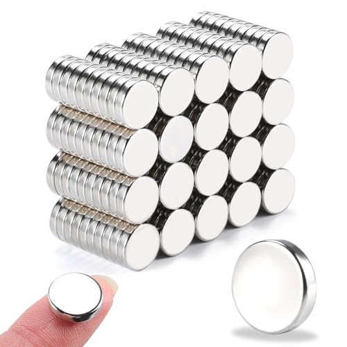 DIYMAG 200Pcs Small Refrigerator Magnets, 12x3mm Round Rare Earth Magnet