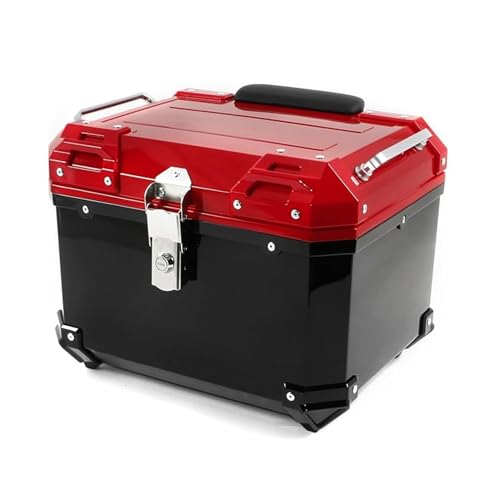 HI-LINE バイク リアボックス 45L トップケース 汎用 ABS製 キーロック付き...