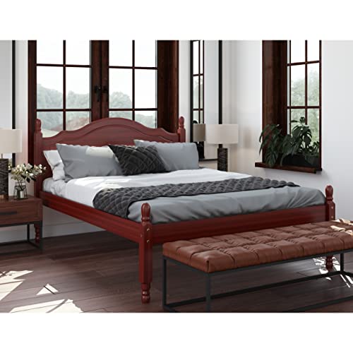 Palace-Imports-100-Solid-Wood-Reston-Panel-Headboard-Platform-Bed-Full-Size-Honey-Pine-12-Slats-Included-Requires-Assembly