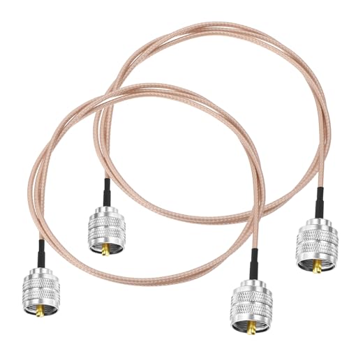Câble coaxial RG316 double UHF PL259 mâle pour étendre le signal antenne