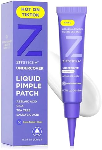 ZitSticka Liquid Pimple Patch for Face and Body, Flexible Coverage, 10ml