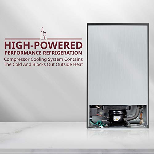 image for SCHMÉCKÉ SCHMECKE 34 Bottle Compressor Wine Cooler Refrigerator w/Lo