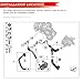 YINAVAGAD 13Pcs Turbo Coolant Hose Kit Turbocharger Coolant Inlet & Return Hoses for Mini Cooper S R55 R56-R59 R60 R61 JCW Clubman 2011-2016, Replaces 11537600674 11539845352 11537565433 11537565432