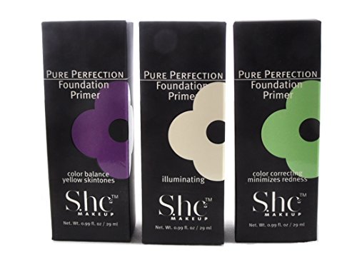 S.he Make Up Pure Pefection Foundation Primer 3 Pcs
