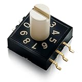 Dupoem RM3HAF-10, 10-Positionen-Drehschalter mit 3:3-Griff, Kompatibel mit Lunii Ma Story Factory, Geeignet für Audiogeräte, Gamecontroller und Videogeräte