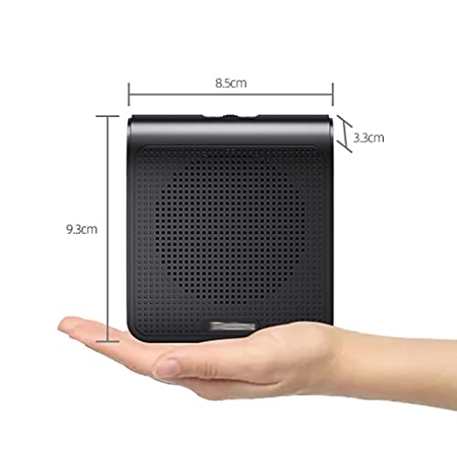 Grabación de voz amplificador de voz profesor micrófono altavoz blanco 3