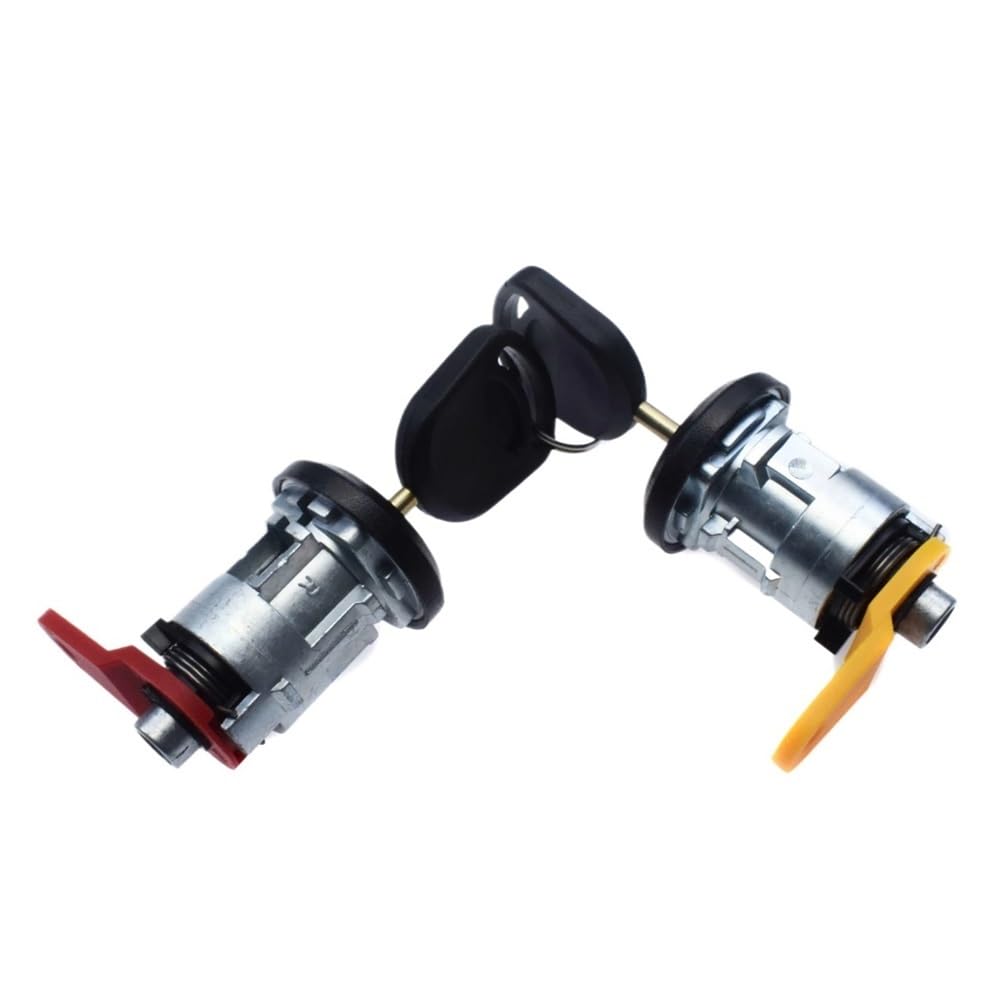 Hzsmyxgs One Color Car Lock Barrel Compatible With Escort For Fiesta For Ka 3N21f22050bb Front Left Right Rear Tailgate Baggage Ignition Lock Barrel + 2 Keys