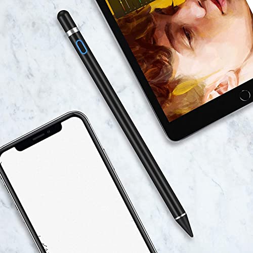 Image of QAWACHH Aluminium Active Stylus Pens For Touch Screens,Digital Stylish Pen Pencil Rechargeable Compatible With Most Capacitive Touch Screens,White