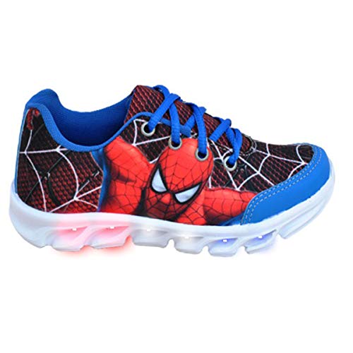 Tenis Masculino Infantil Led Luzinha Homem Aranha RV (29)