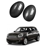 FYKLXI Rearview Mirror Cover for BMW Mini R60 Countryman 2010-2015, ABS Car Side Cap Exterior Auto Mirror Cover Replacement Parts,Carbon Fiber