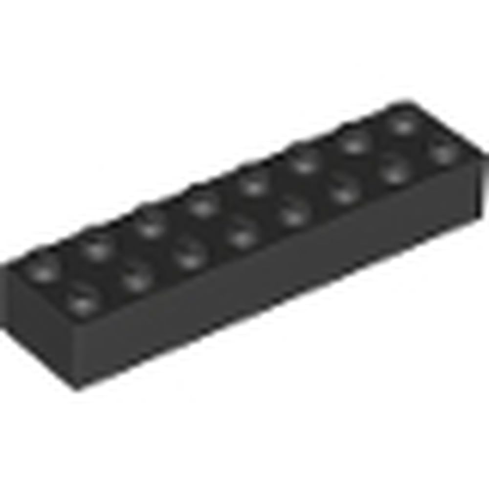 LEGO Brick 2 x 8 – Choose Your Colour (Part 3007) (Black, 2, count)