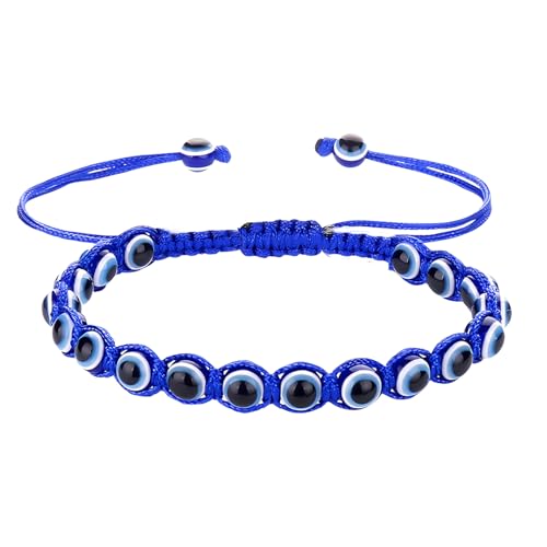 cotigo Pulsera de ojo turco (Azul multi-ojos turcos)