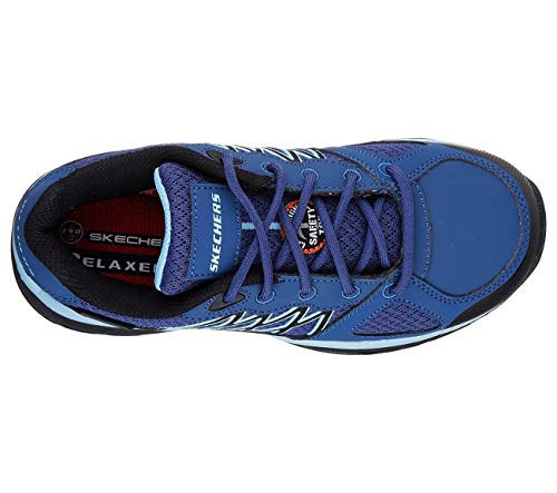 Skechers Skechers Work Conroe-Kriel Women's, Navy/Blue, Alloy Toe, SD, Sport Oxford (7.0 M)