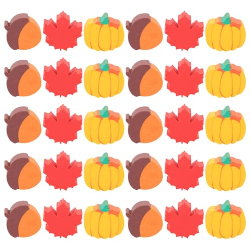 Gommes fantaisie d'automne de citrouille lot de 50 pour petits cadeaux
