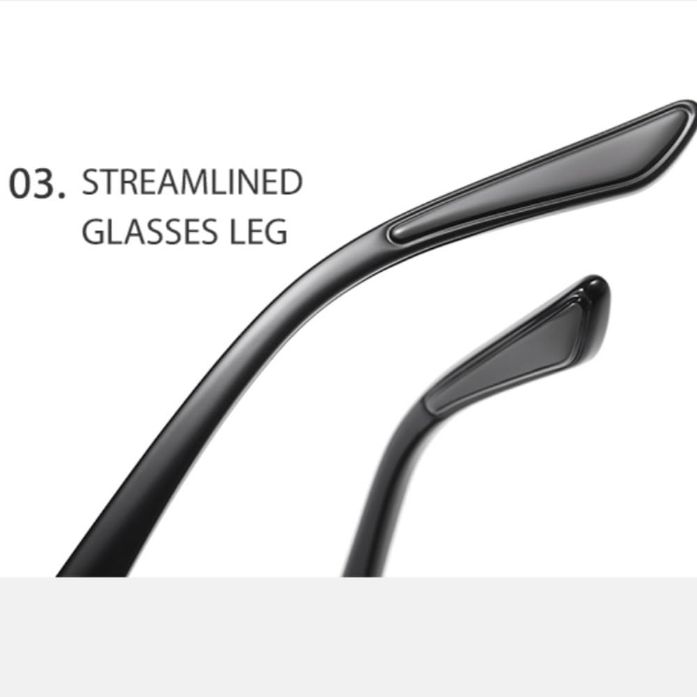 Gafas polarizadas con protección UV400, montura TR90, para exteriores, con protección antirreflejos y efecto de sol.