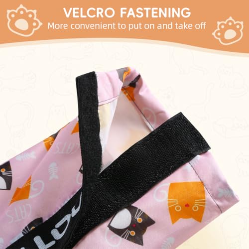 Image of PROBEROS 2 Pcs Gaiters for Hiking or Raining, for Kids Aged 9-13 Years Old, 13.7'' Waterproof Gaiters with Drawstring Fixed Hook & Loop Closure Lightweight, for Outdoor Active, Rainy, Snowy, Pink