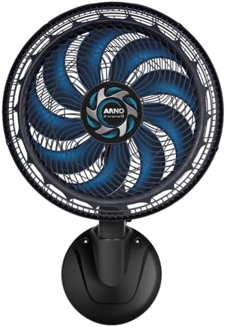 Ventilador de Parede Arno X-TREME 40cm VE9P, 160W, 9 Pás, Alcance...