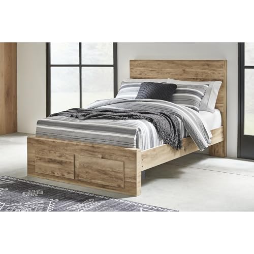 Image of Signature Design by Ashley Platform Storage Bed Full Frame, Light Brown