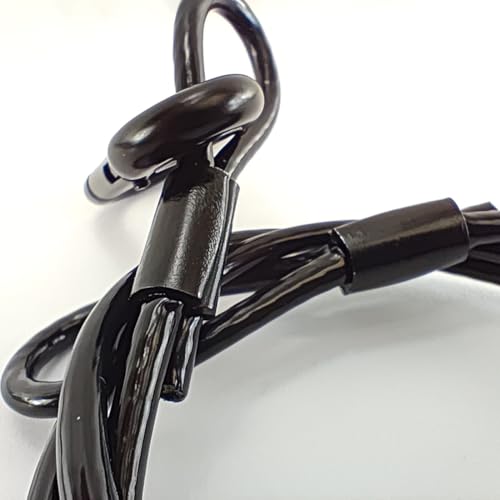 Sarknoah. 0.16 Inch(4mm),Black Stage Lighting Safety Cable With Carabiner Lock,133 lb Load,Longth 31.5'' Safety Cables For stage lights,Pack of 10. by Sarknoah - Image 6