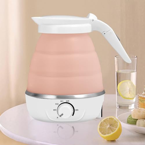 Luqeeg Tetera Eléctrica Plegable de Viaje 600ml miniatura 3